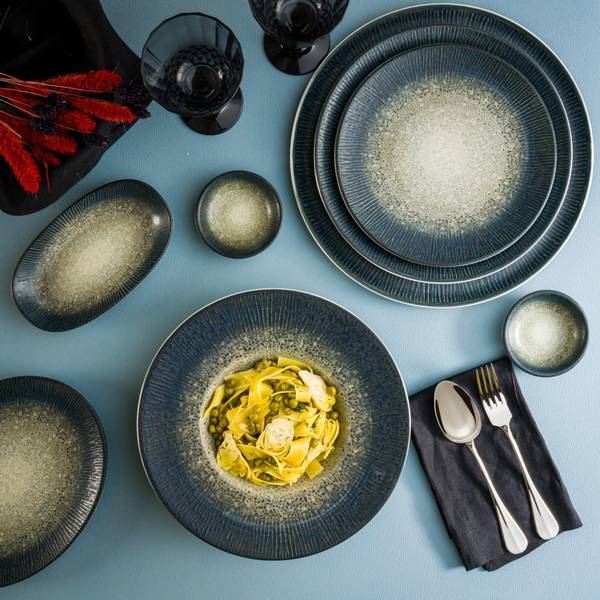 Assiette à Pizza Arctic 2 él. Porcelaine - 32 x 2 x 32 cm