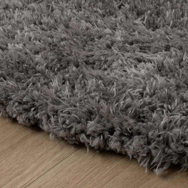 Teppich Blaze Grau - 120 x 120 cm - Durchmesser: 120 cm