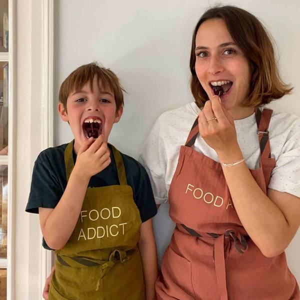 Kinder-Küchenschürze Marcel Food Pink - Textil - 65 x 1 x 50 cm