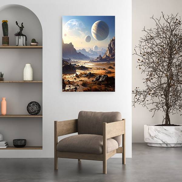 Tableau déco Espace 40 x 60 cm