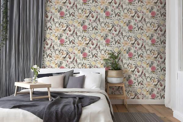 Vliestapete 372761-GU Rot - Kunststoff - 53 x 1 x 1005 cm