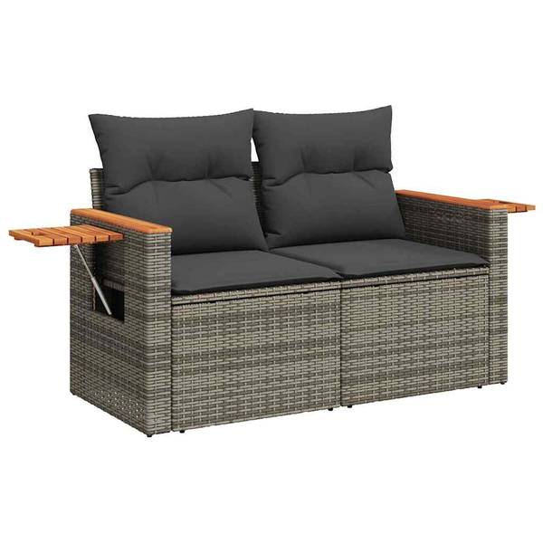 Garten-Lounge-Set 3036580-4 (8-teilig) Grau