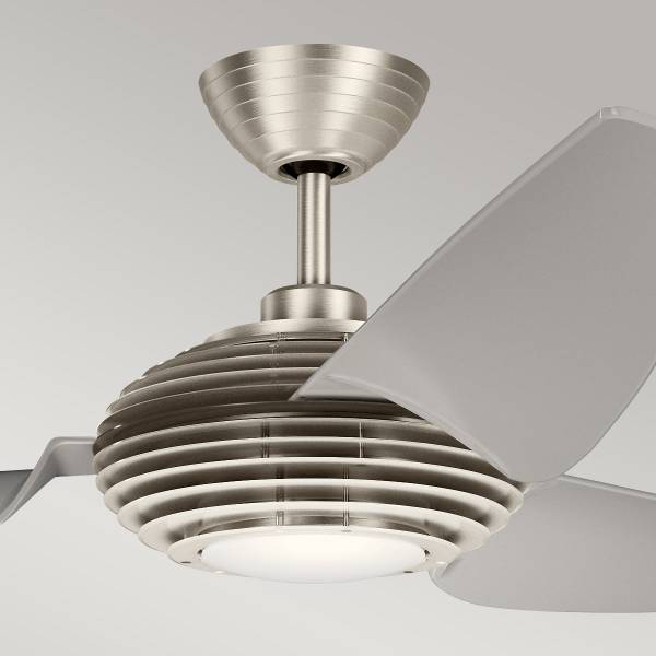 Ventilateur De Plafond Voya Beige - Polycarbonate - 152 x 38 x 152 cm