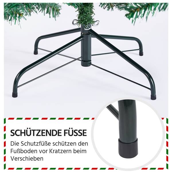 Künstlicher Weihnachtsbaum ARB08 Grün - Kunststoff - 128 x 219 x 128 cm