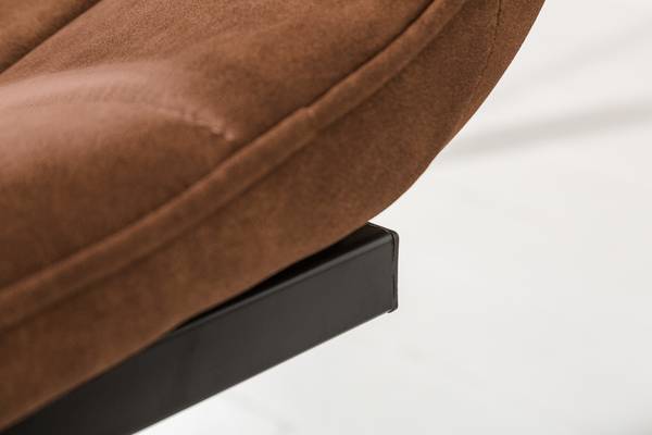 Stuhl MIAMI Braun - Microfaser - Polyester - 46 x 88 x 63 cm