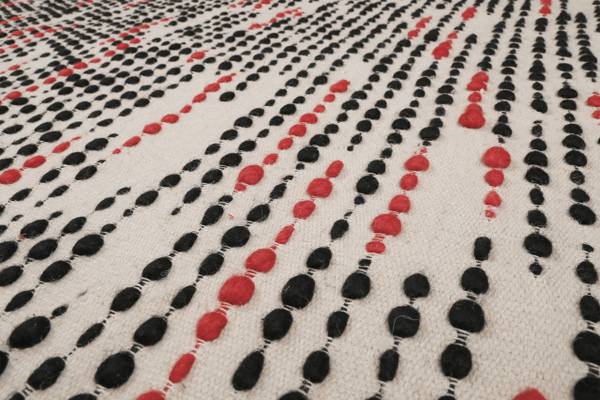 Kurzflorteppich London Red 140 x 200 cm