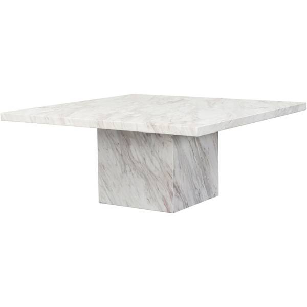 Couchtisch Artistico Marble Weiß - Marmor - 100 x 42 x 100 cm
