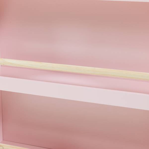 Kinderregal Virer Pink - Kiefer - 60 x 78 x 18 cm