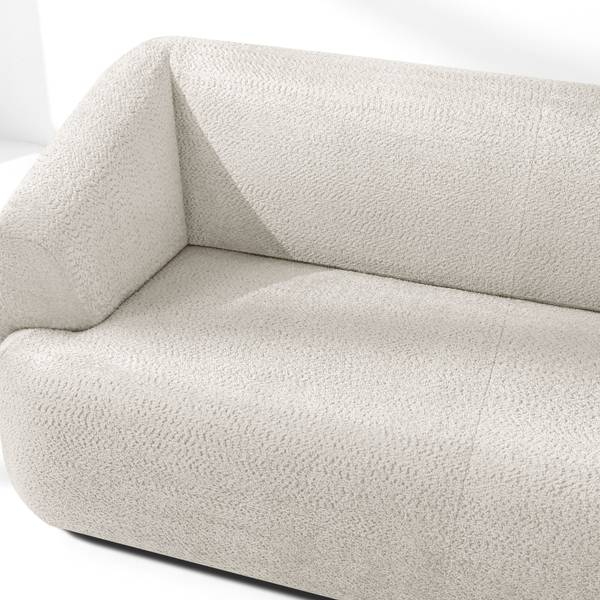 Canapé individuel VIRA Blanc - Gamme chenille