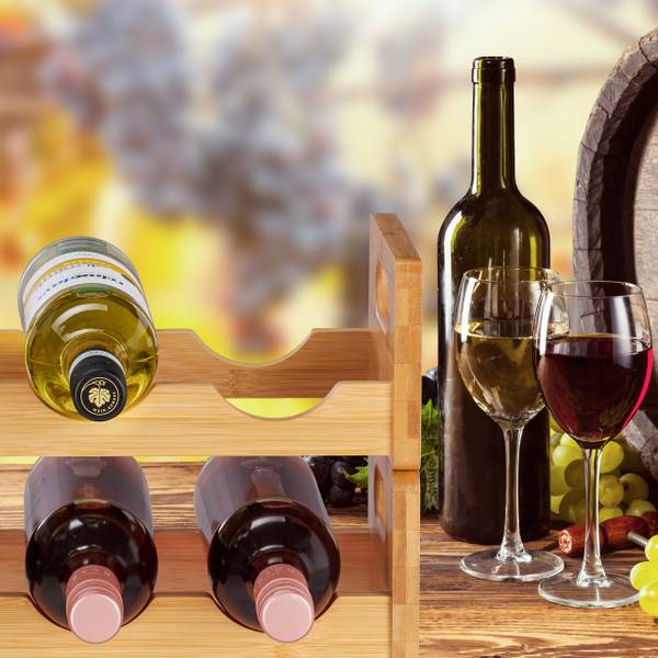 Etagère à vins pour 8 bouteilles Nombre de pièces dans le lot : 1