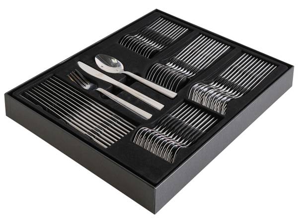 Ensemble de couverts PENNE Argenté - Métal - 4 x 1 x 22 cm
