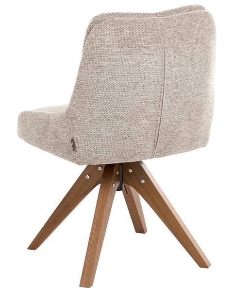 Stuhl DORRIS 2-tlg Beige - Braun - Taupe