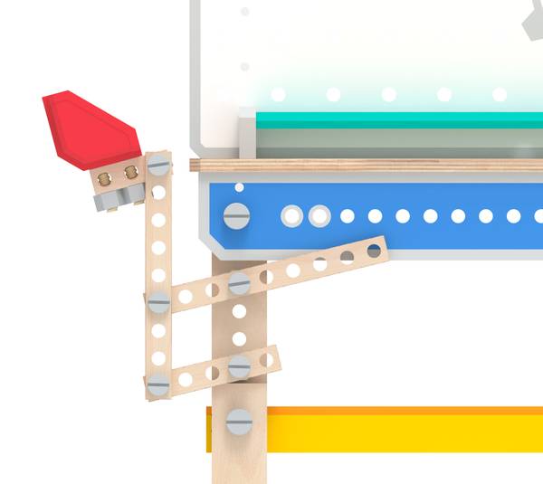 Jumbo Construktor Werkstatt mit Werkzeug Holzwerkstoff - 35 x 89 x 56 cm