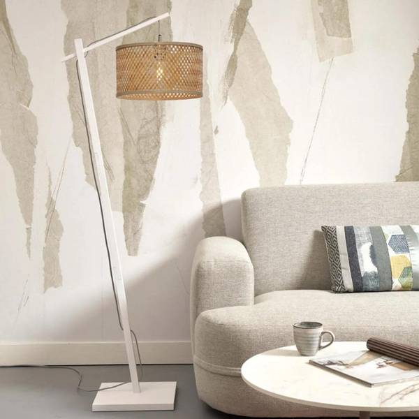 Lampadaire Java Marron - Bambou - Bois manufacturé - 32 x 150 x 58 cm