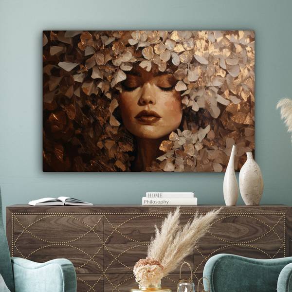 TABLEAU SUR TOILE Femme 150 x 100 cm