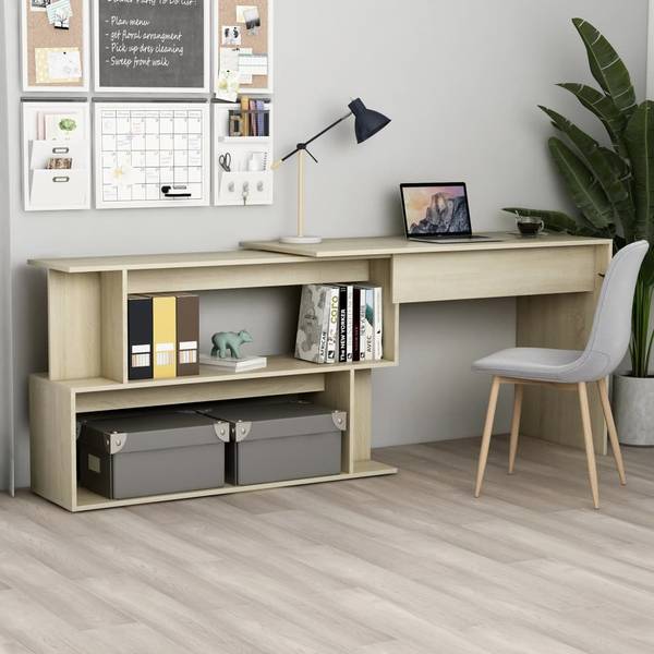 Bureau 3000642 bruin - plaatmateriaal op houtbasis - 50 x 76 x 200 cm