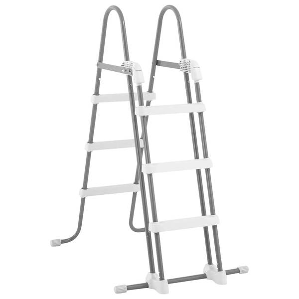 Schwimmbecken 3202887 Grau - Metall - 427 x 107 x 427 cm