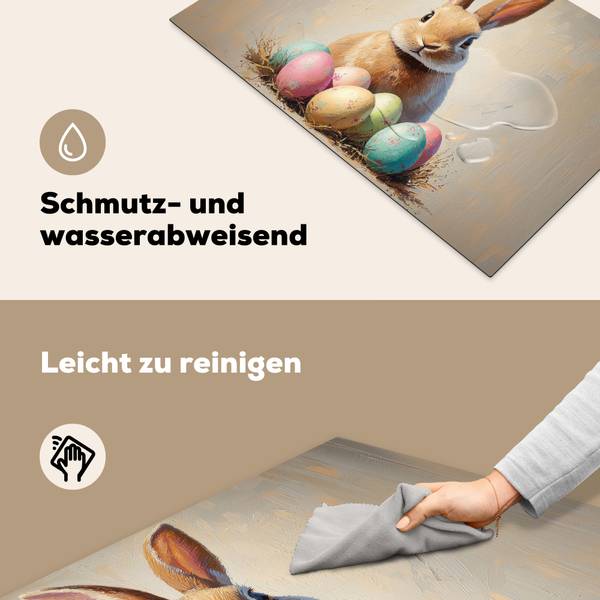 HERDABDECKPLATTE Hase 82 x 53 cm
