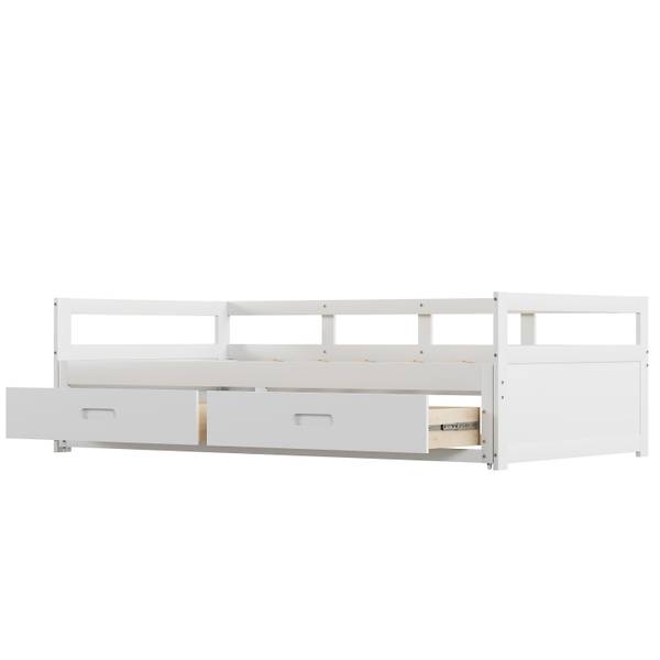 Kinderbett ｜K-0005 Weiß - Holzwerkstoff - 184 x 60 x 196 cm