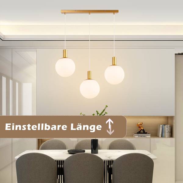 Hanglamp Litchfield wit - metaal - 20 x 182 x 70 cm