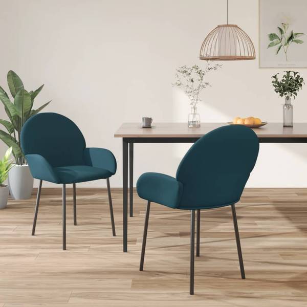 Esszimmerstühle 2er Set D8257 Blau