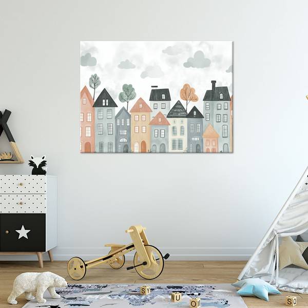 Canvas schilderij Sprookjesachtig 60 x 40 cm