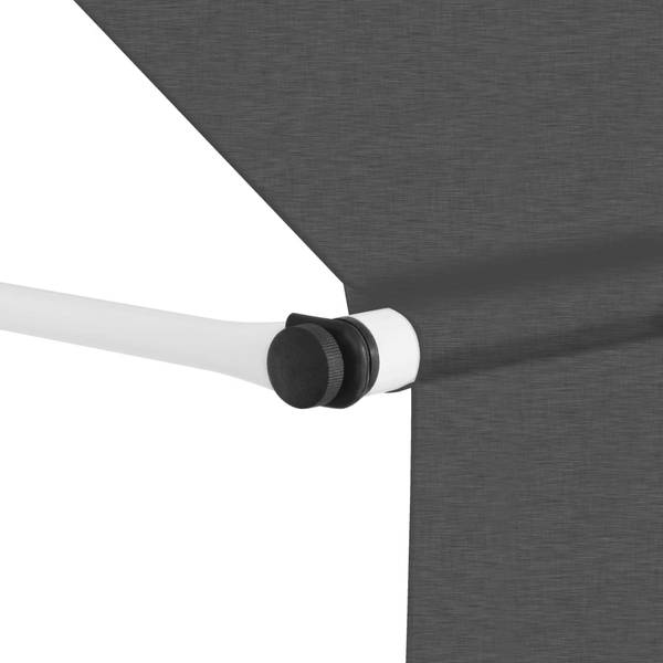 Markise 296524-3 Grau - Polyester - Stahl - 350 x 300 x 1 cm