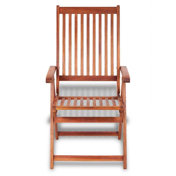 Gartenstühle 2er Set DE168 Braun - Holzwerkstoff - 69 x 111 x 57 cm