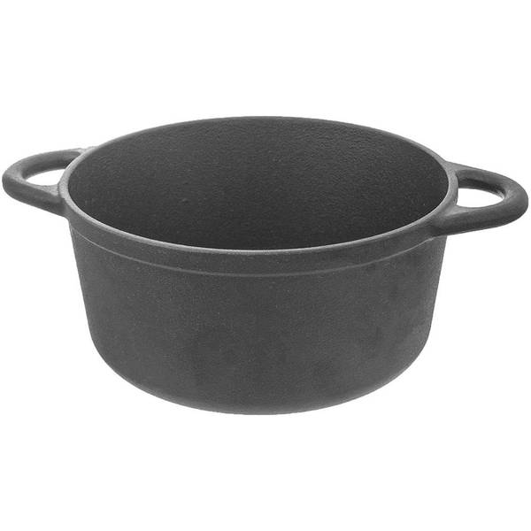 Topf 113302 Schwarz - Gusseisen - 24 x 12 x 31 cm