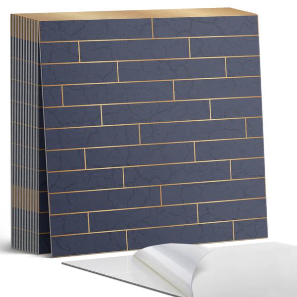 Vinylfliese ZiegelText 20er-Set 20 x 20 cm