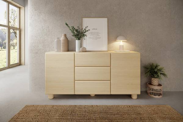 Sideboard OLMO Braun - Holzwerkstoff - 160 x 80 x 38 cm