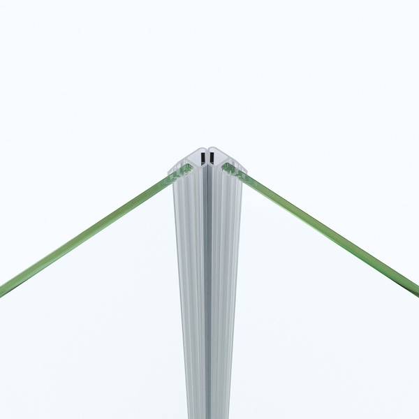 Duschkabine Eckeinstieg mit Falttüren 90 x 90 cm