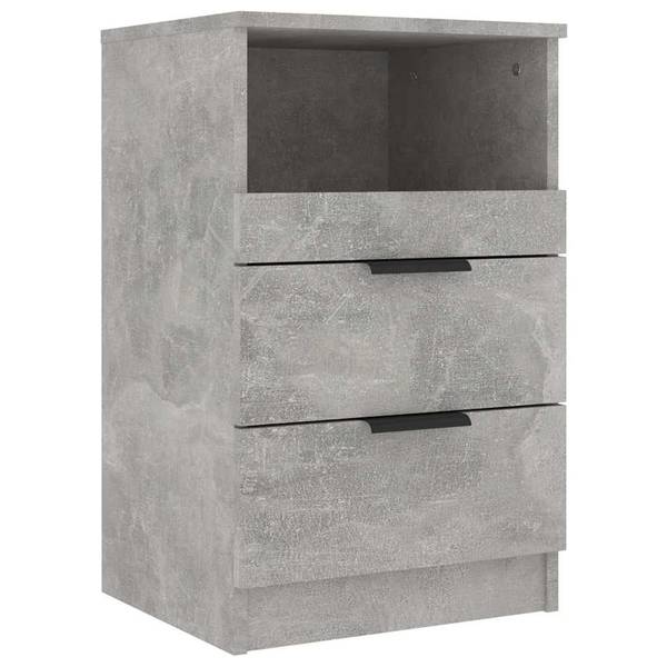 Nachttisch 3013695-2 (2er Set) Steingrau