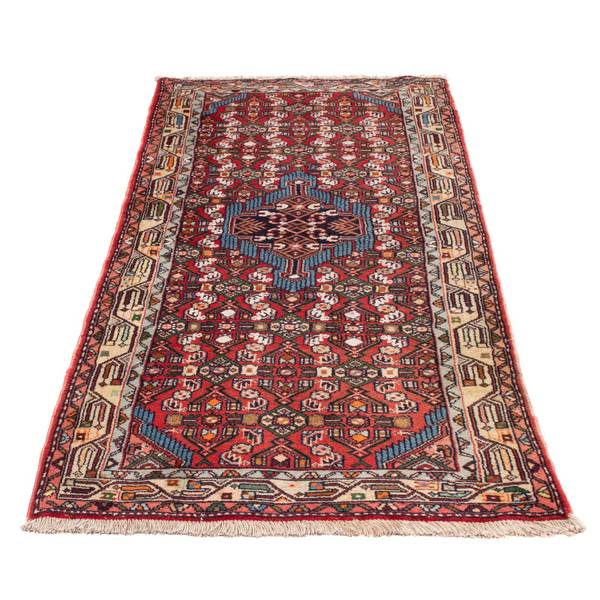 Orientteppich Läufer Nomadic Rot - Wolle - 83 x 1 x 197 cm