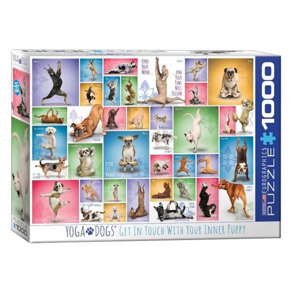 Puzzle Yoga Hunde Papier - 26 x 6 x 36 cm