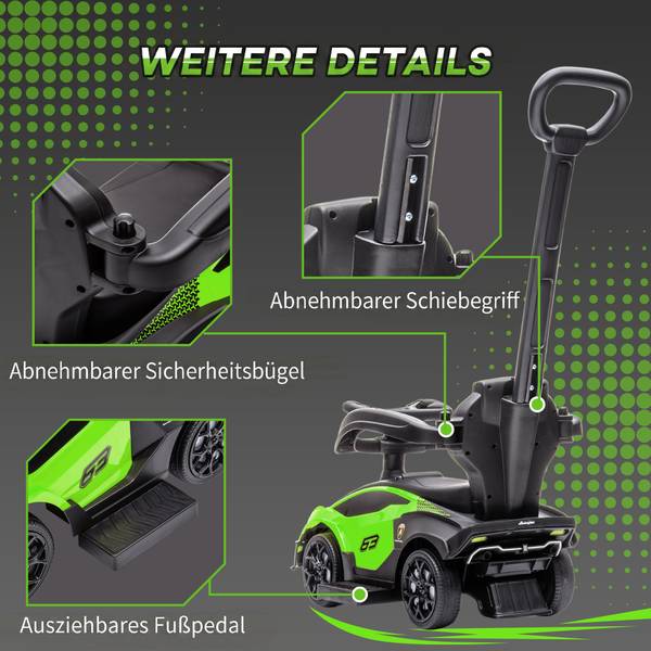 Kinder Rutschauto 370-223V00GN Grün - Kunststoff - 40 x 90 x 87 cm