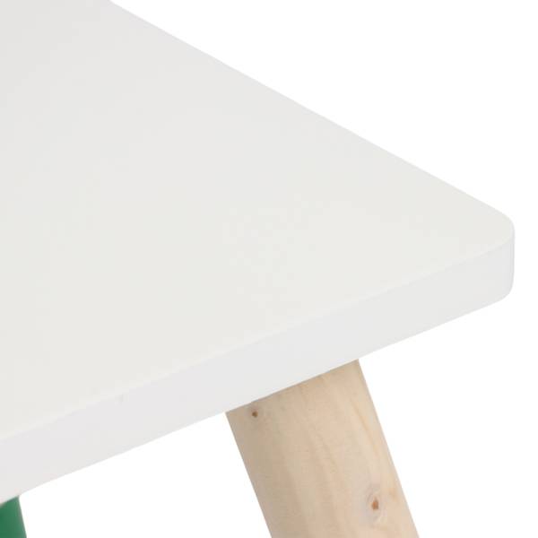 Kindersitzgruppe Dinosaurier Braun - Grün - Weiß - Holzwerkstoff - 60 x 45 x 60 cm