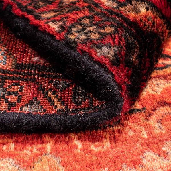 Handgeknüpft Kurzflorteppiche Grün - Wolle - 82 x 1 x 92 cm