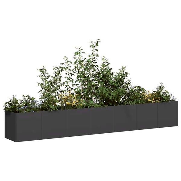 Pflanzkübel 3044620 Schwarz - 280 x 40 x 40 cm