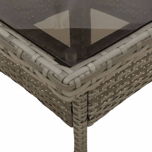 Garten Essgruppe 3037840-2 (5-teilig) Grau - Akazie - Stahl - 80 x 75 x 80 cm