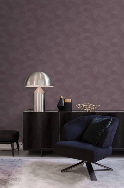 Tapete 348061 Violett - Papier - 50 x 900 x 50 cm