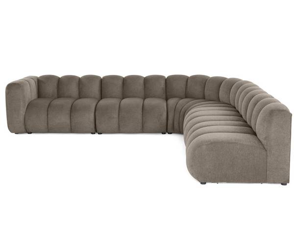 Ecksofa DEBBIE Taupe