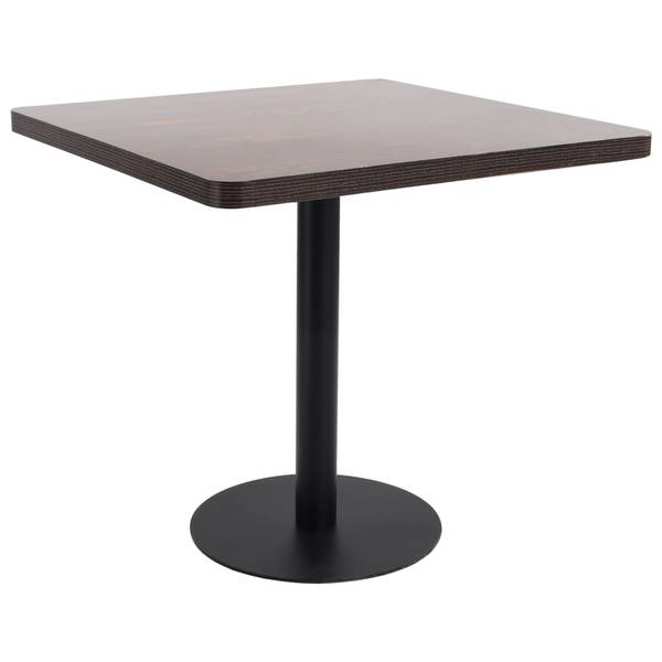 Bistrotisch 286434 Braun - Holzwerkstoff - Metall - 80 x 75 x 80 cm
