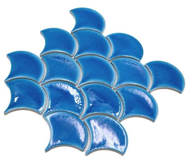 Mosaikfliesen FS IC3 Blau - Keramik - 26 x 26 x 26 cm