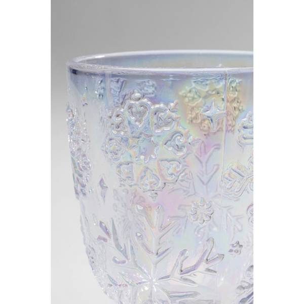 Verres à vin Ice Flowers (lot de 6) Transparent