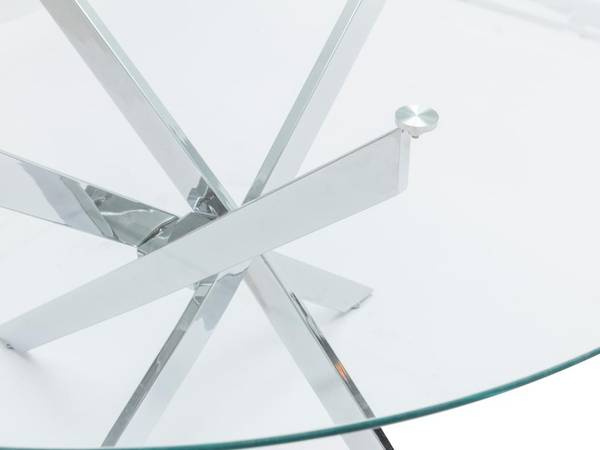 Esstisch COSIMA Glas - 140 x 77 x 140 cm