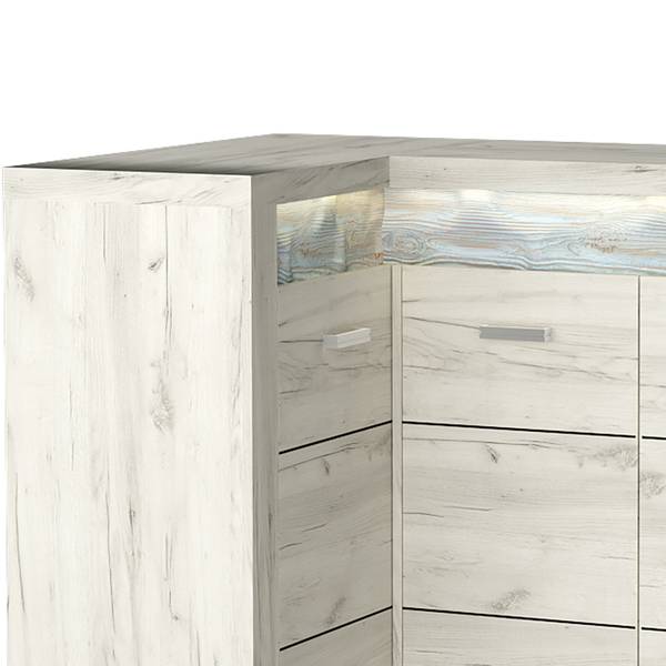 Kommode INGENIO-161-5 Weiß - Holzwerkstoff - 131 x 104 x 90 cm