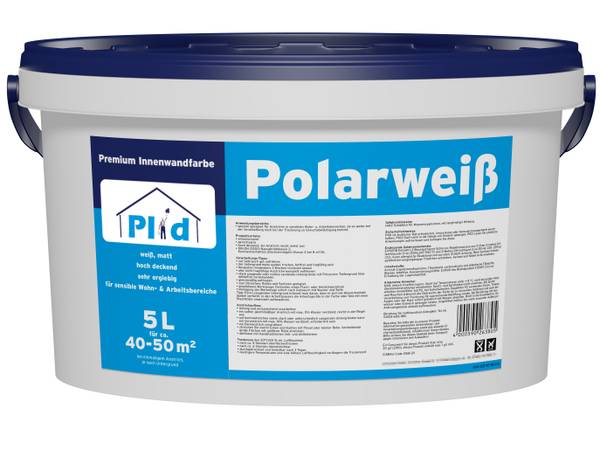 Wandfarbe P_800042 Weiß - Kunststoff - 29 x 26 x 38 cm