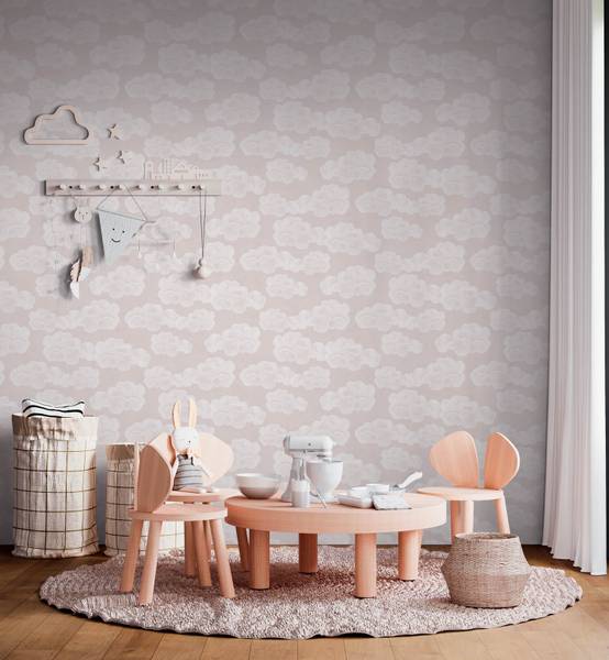 Vliestapete 771433-GU Beige - Fleece - 53 x 1005 x 1 cm