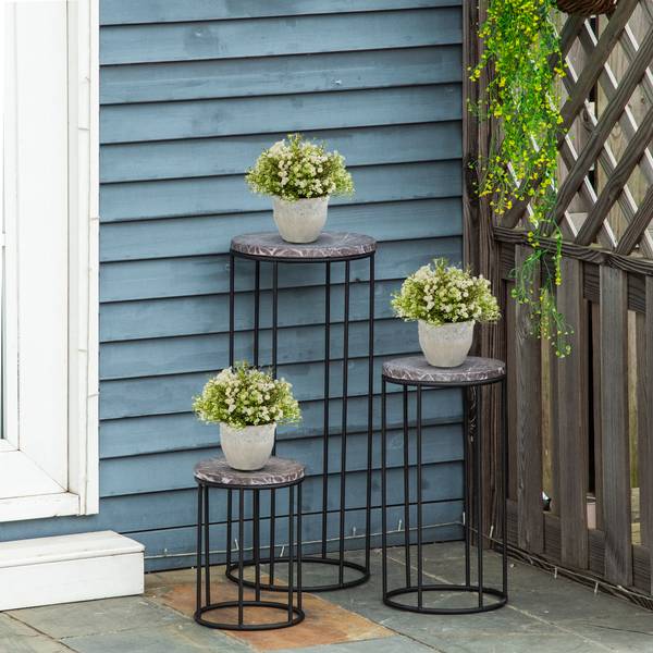 Blumenständer Set 845-564 Metall - 31 x 71 x 31 cm